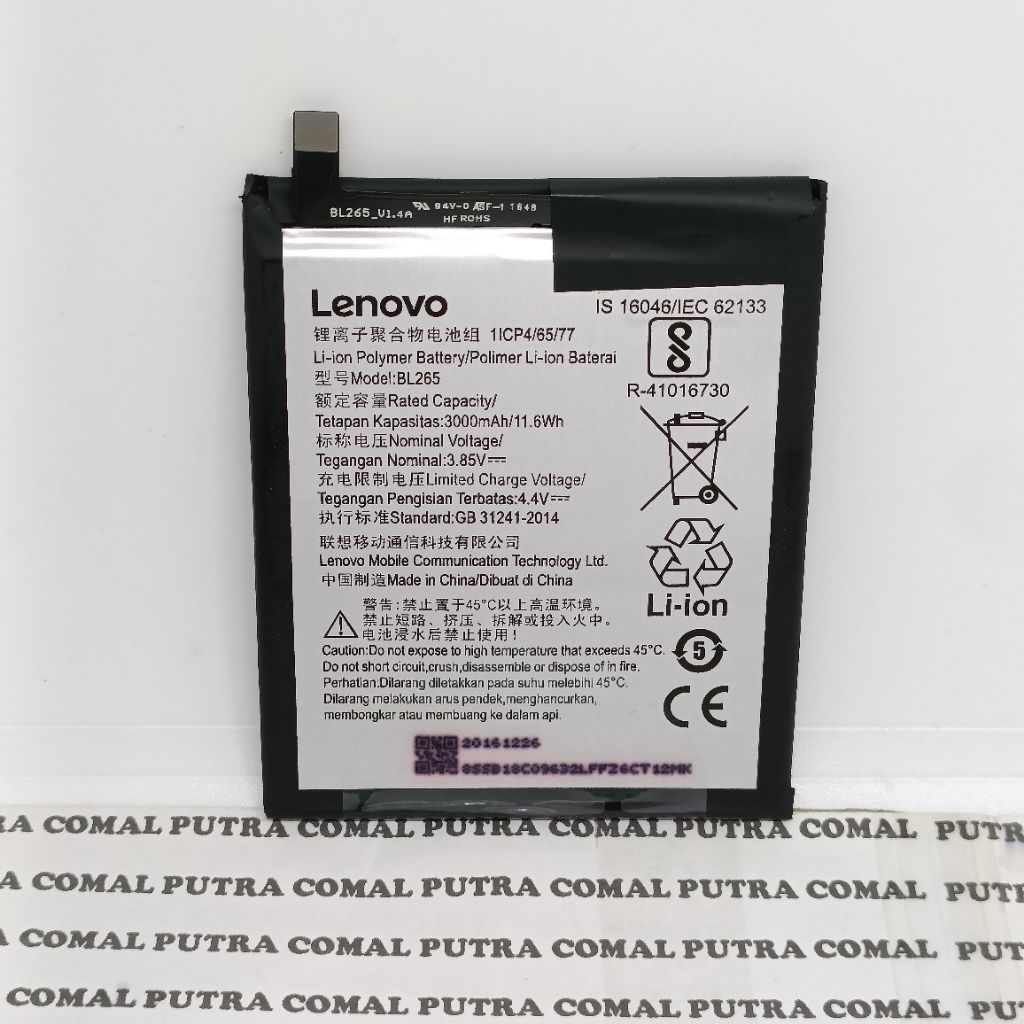 MOTO M XT1663 BL265 BATRE BATERE BATERAI BATRAI BL265 MOTO M XT1663 ASLI ORI