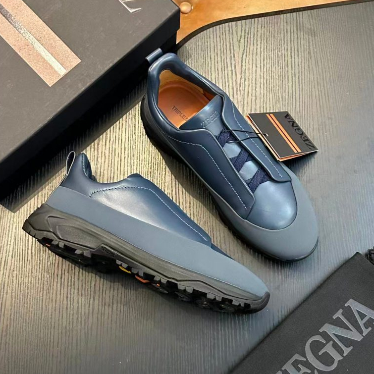 ZEGNA new outdoor sports shoes men's leather casual shoes hiking shoes