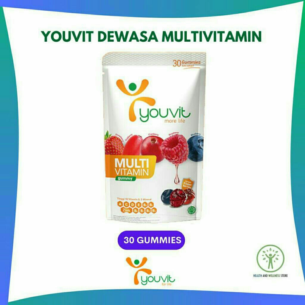 YOUVIT Multivitamin Dewasa'30 gummy