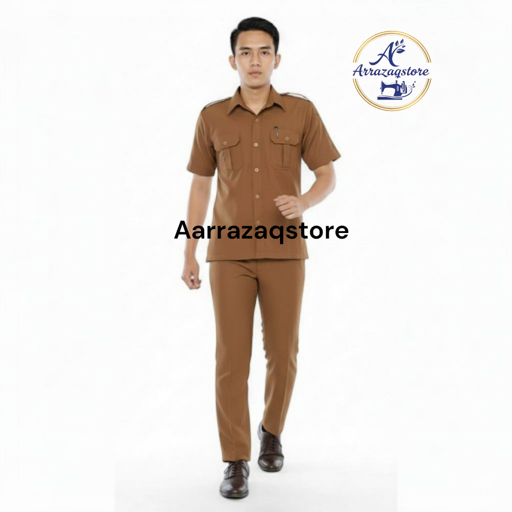 Seragam pns pria khaki tua seragam pemda pegawai negeri baju pns pria khaki tua