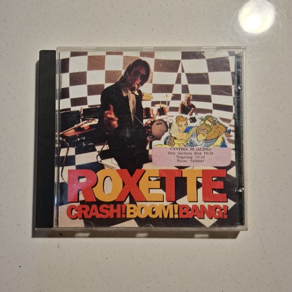 Kaset Cd Musik Roxette - Crash Boom Bang Second