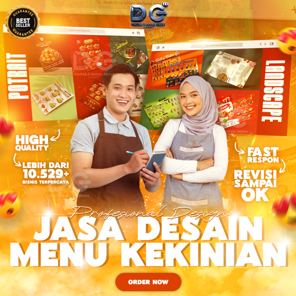 Jasa Desain Menu Makanan & Minuman | Desain Daftar Menu Restoran & Café – DC ID