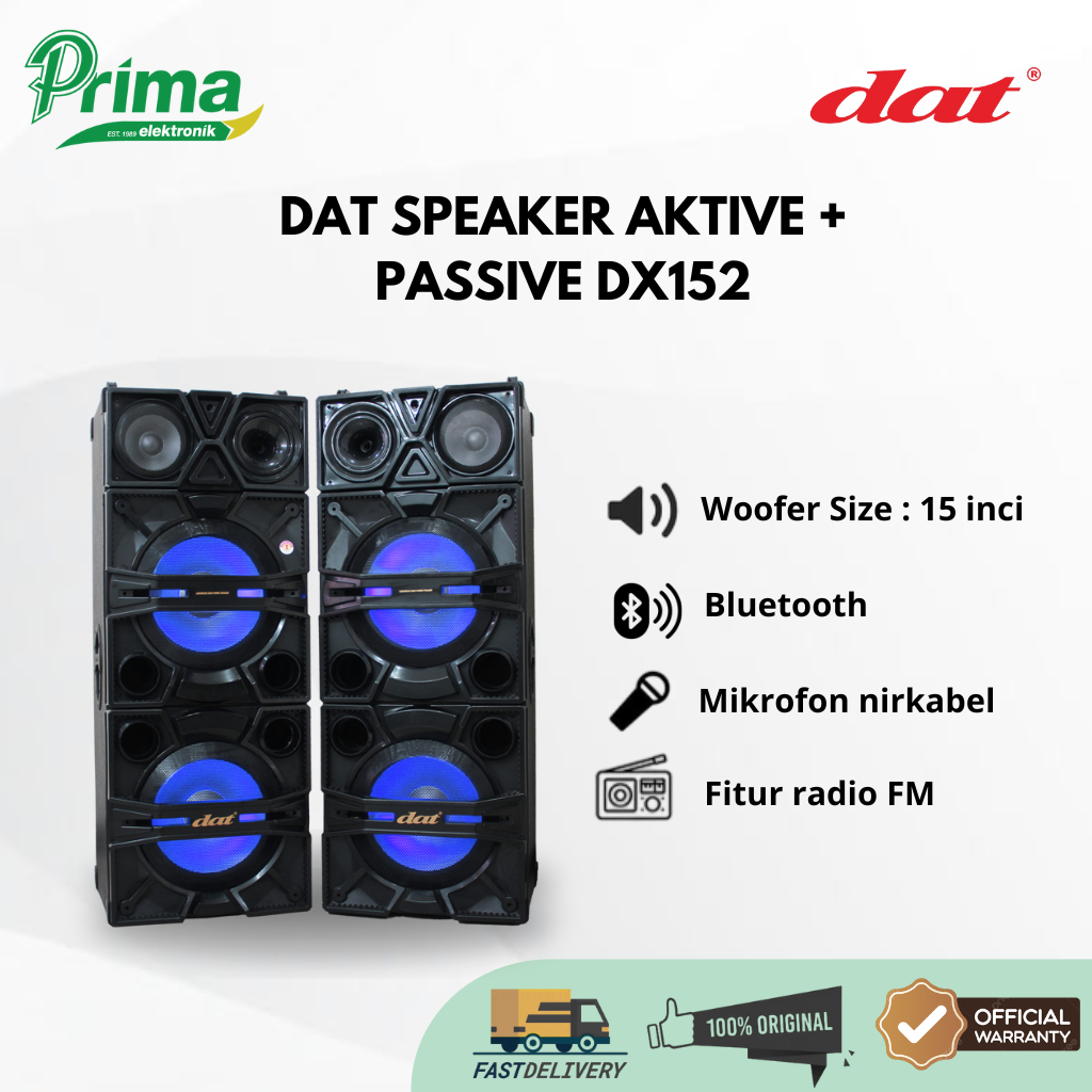 DAT DX152 15 INCH SPEAKER AKTIF GARANSI