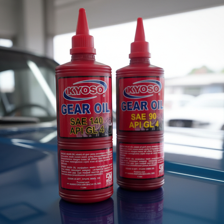 OLI GARDAN / OLI GEAR / OLI TRANSMISI KYOSO GEAR OIL SAE 140 dan  SAE 90 1 LITER