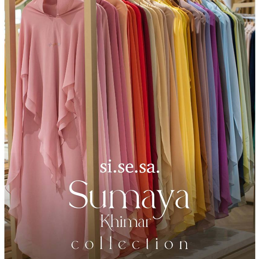 [SILMIKAFF] SISESA Khimar Sumaya Gamis Syari Hijab Jilbab Premium Swarovski Original Terlaris