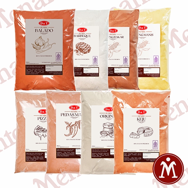 [1 KILOAN] Bumbu Tabur Aneka Rasa - Bumbu Kentang / Snack / Tahu Crispy - Halal