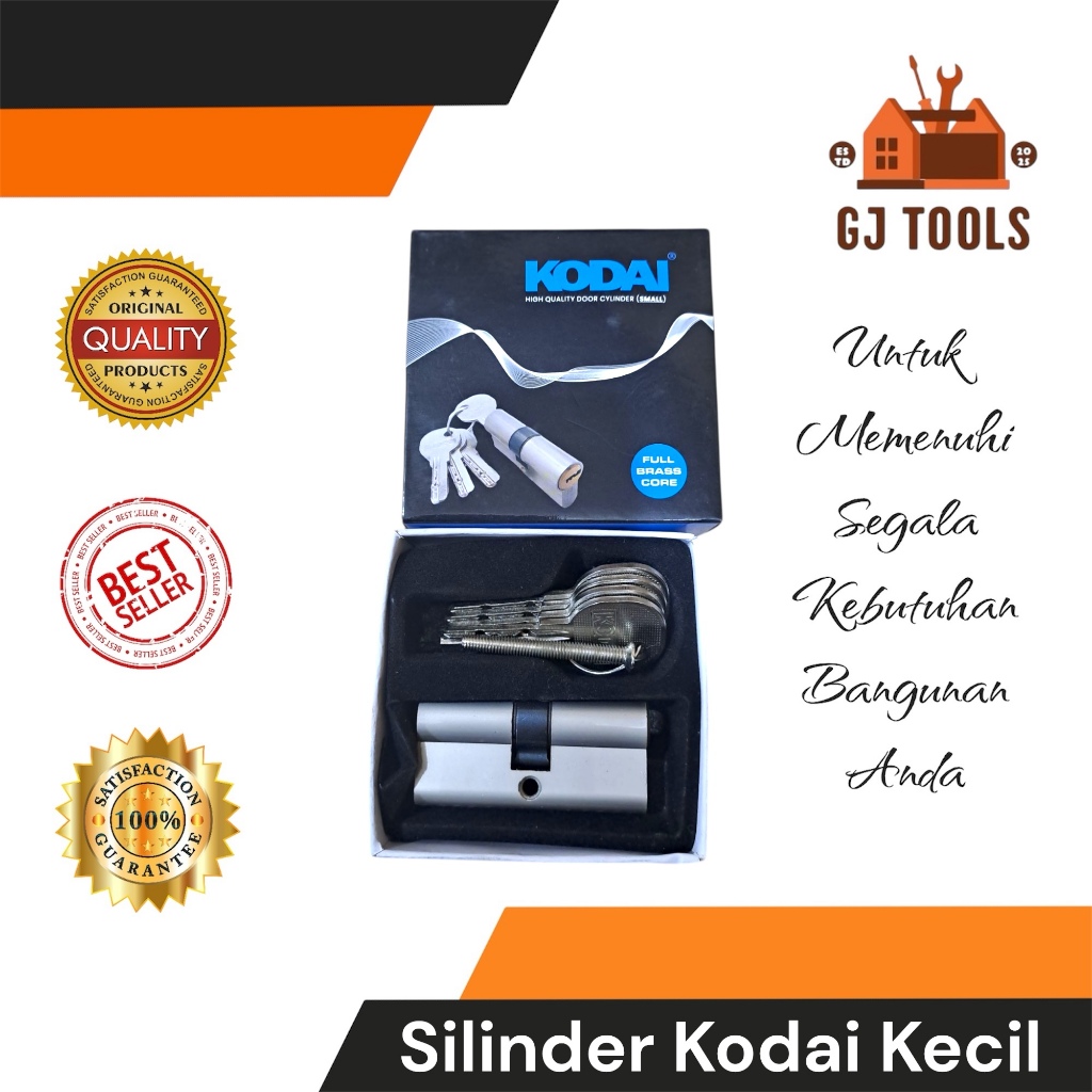 SILINDER KUNCI KODAI KECIL - CYLINDER KUNCI KODAI - ANAK KUNCI KUNINGAN