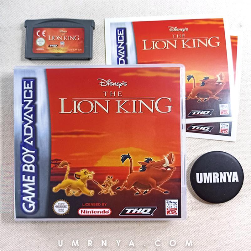 Kaset Gameboy Original THE LION KING Disney Game boy advance GBA SP
