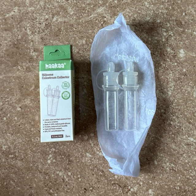 HAAKAA PRE-STERILISED SILICONE COLOSTRUM COLLECTOR SET (PRELOVED)