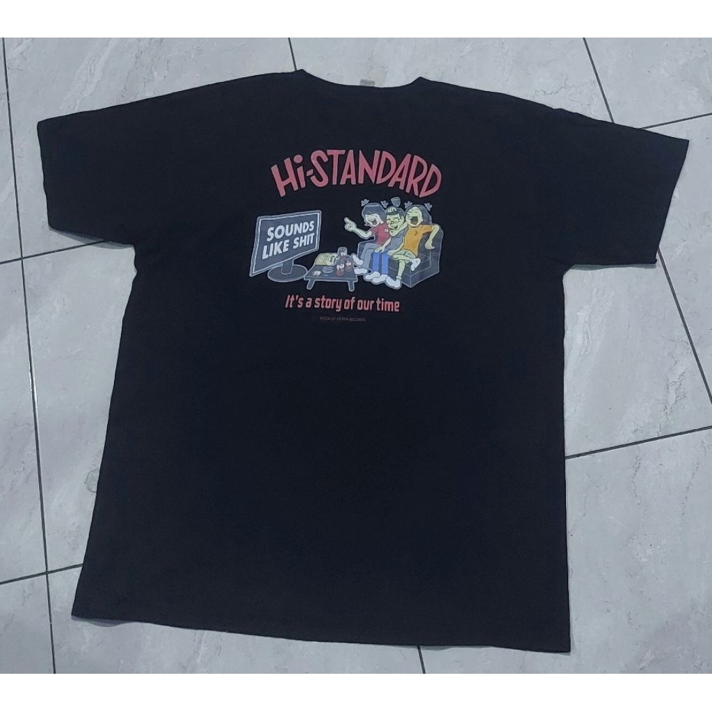 HI-STANDARD PIZZA OF DEATH RECORDS T-SHIRT PIZZA OF DEATH SHIRT PIZZA OF DEATH KAOS PIZZA OF DEATH B