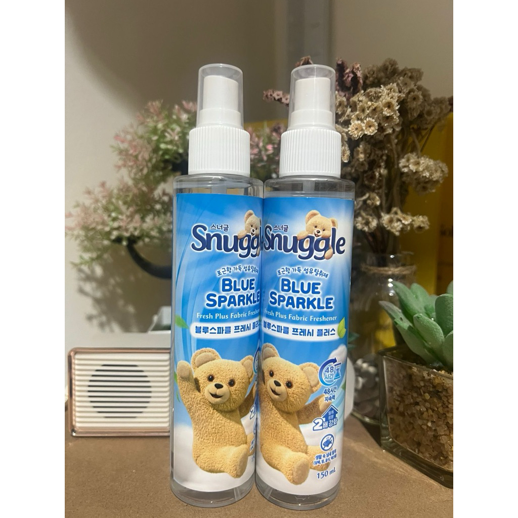 READY Snuggle Blue Sparkle Plus Pewangi Pakaian Semprot Non-Aerosol [Original Korea]
