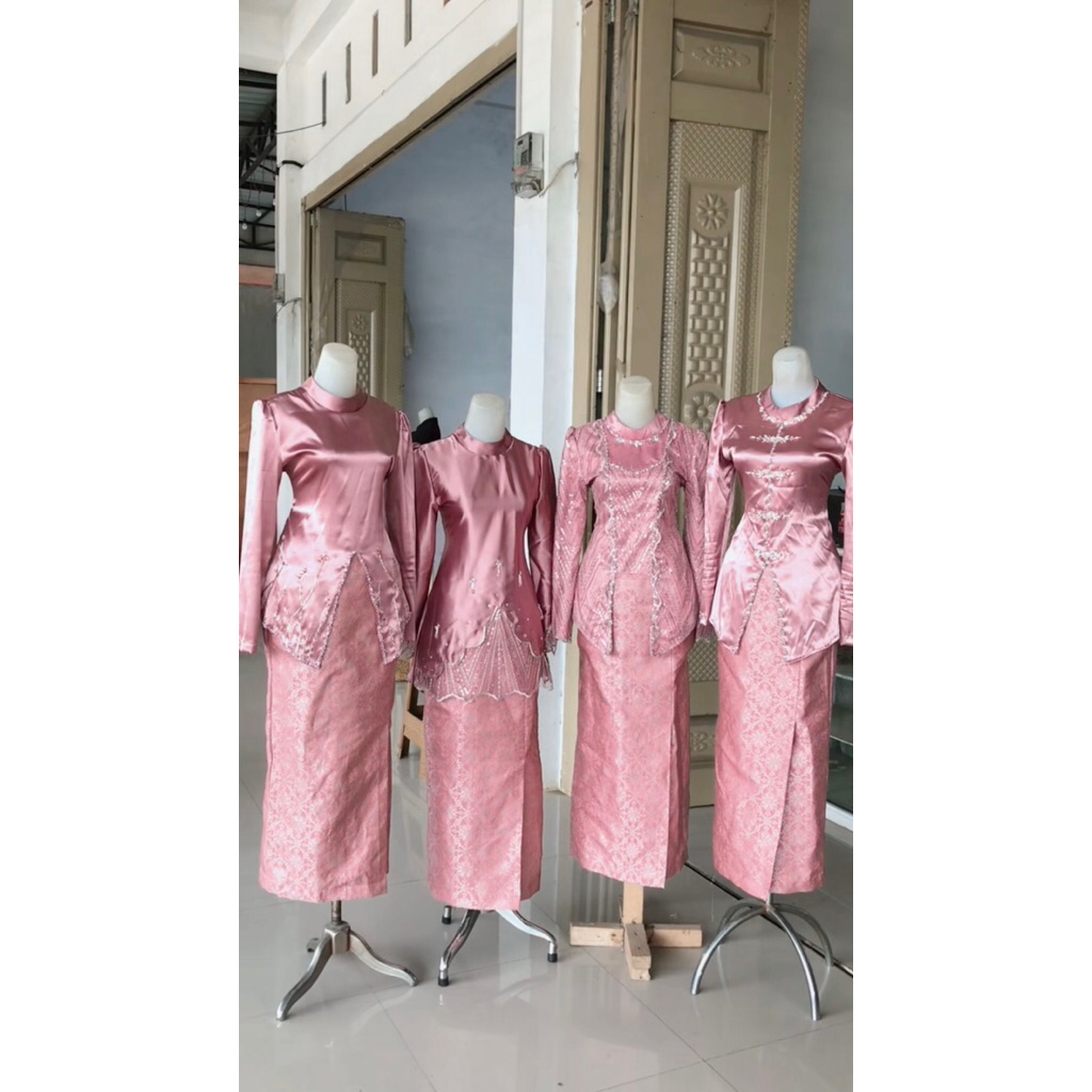 BAJU JAHIT KEBAYA - 4 Model Baju Bridesmaid Mewah Elegan full payet