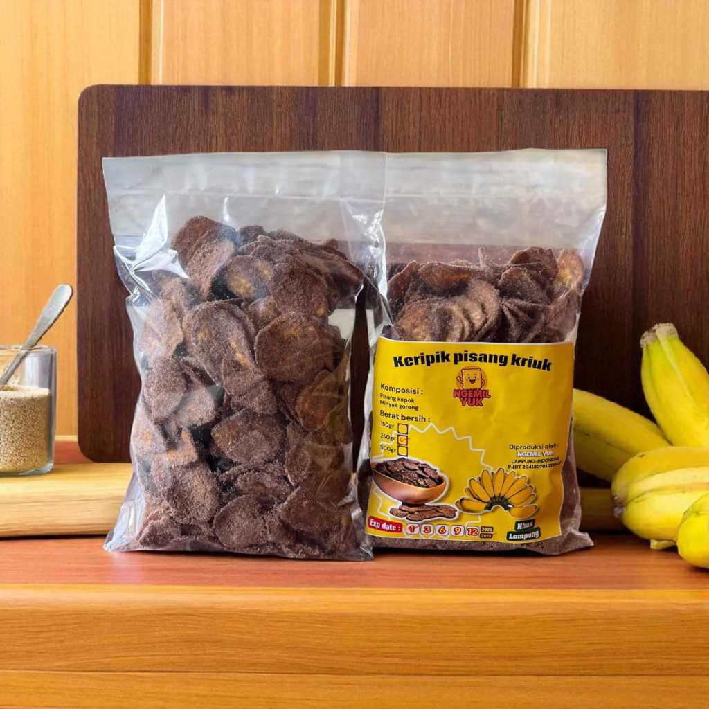 250G KRIPIK PISANG COKLAT / KERIPIK PISANG COKELAT KHAS LAMPUNG / KHAS OLEH OLEH LAMPUNG