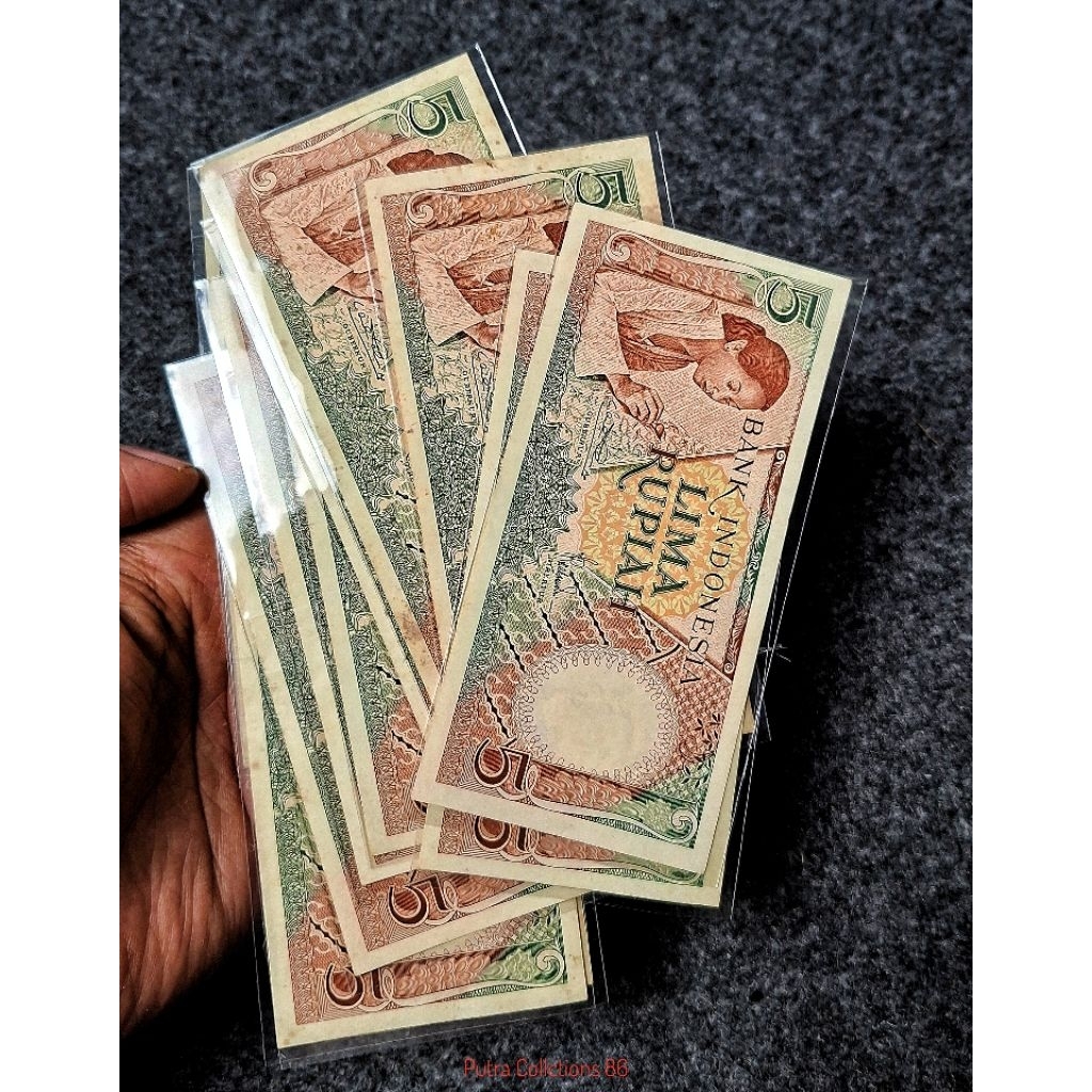 5 Rupiah seri pekerja aslii