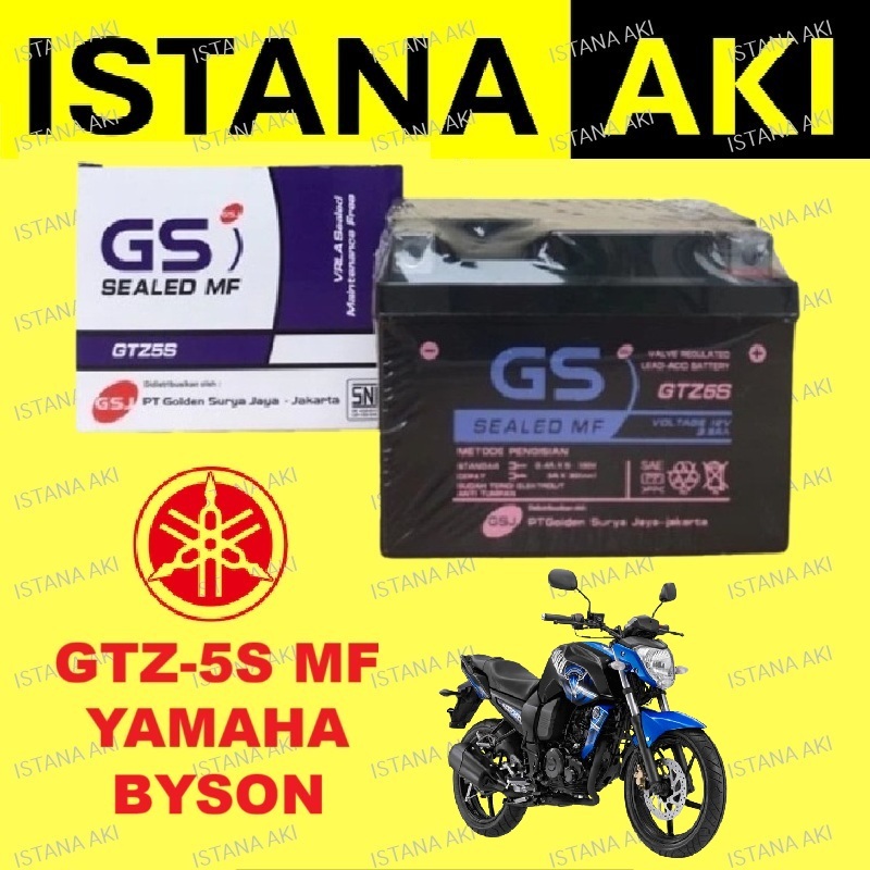 Aki Motor Yamaha Byson Accu Kering Aki Kering MF GTZ5S