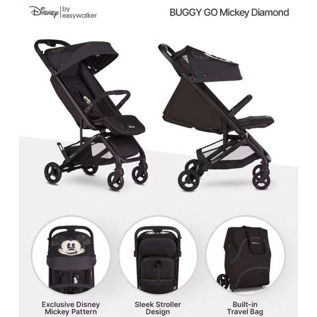 Easywalker Disney Mickey Mini Buggy Go Stroller Baby (Preloved)