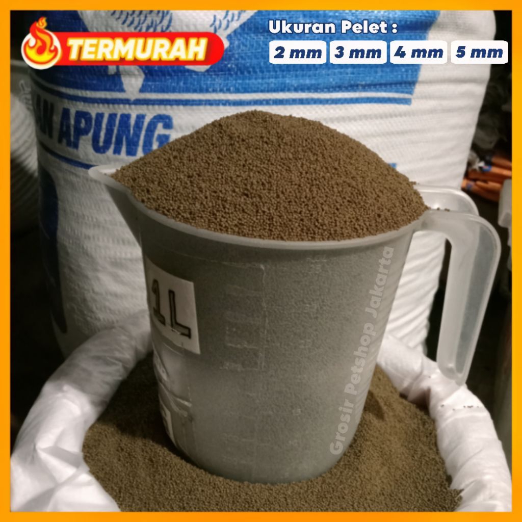 Pakan Ikan Nila Pelet Ikan Lele 1 Karung Protein Tinggi Cepat Besar 10 30 L