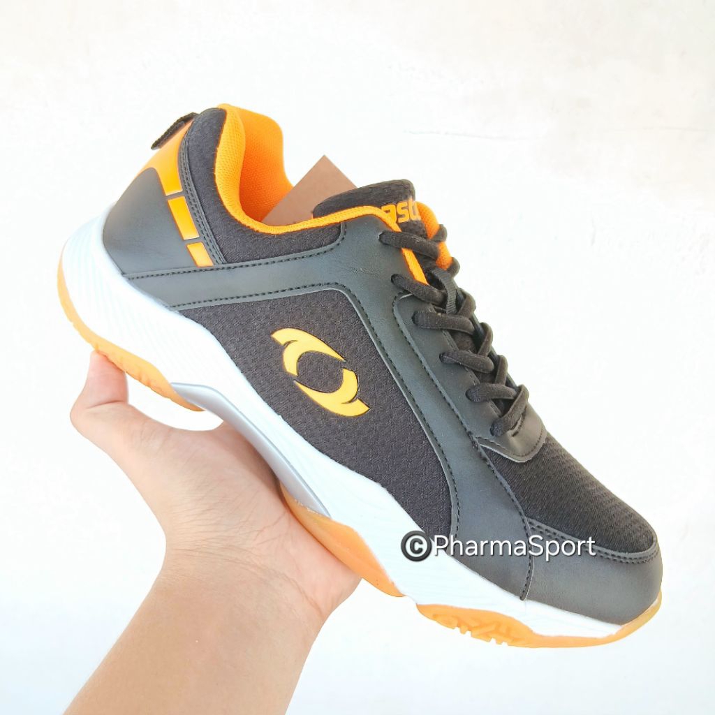 Astec Koi White Black Putih Hitam Sepatu Badminton Bulutangkis Size 39 40 41 43 45