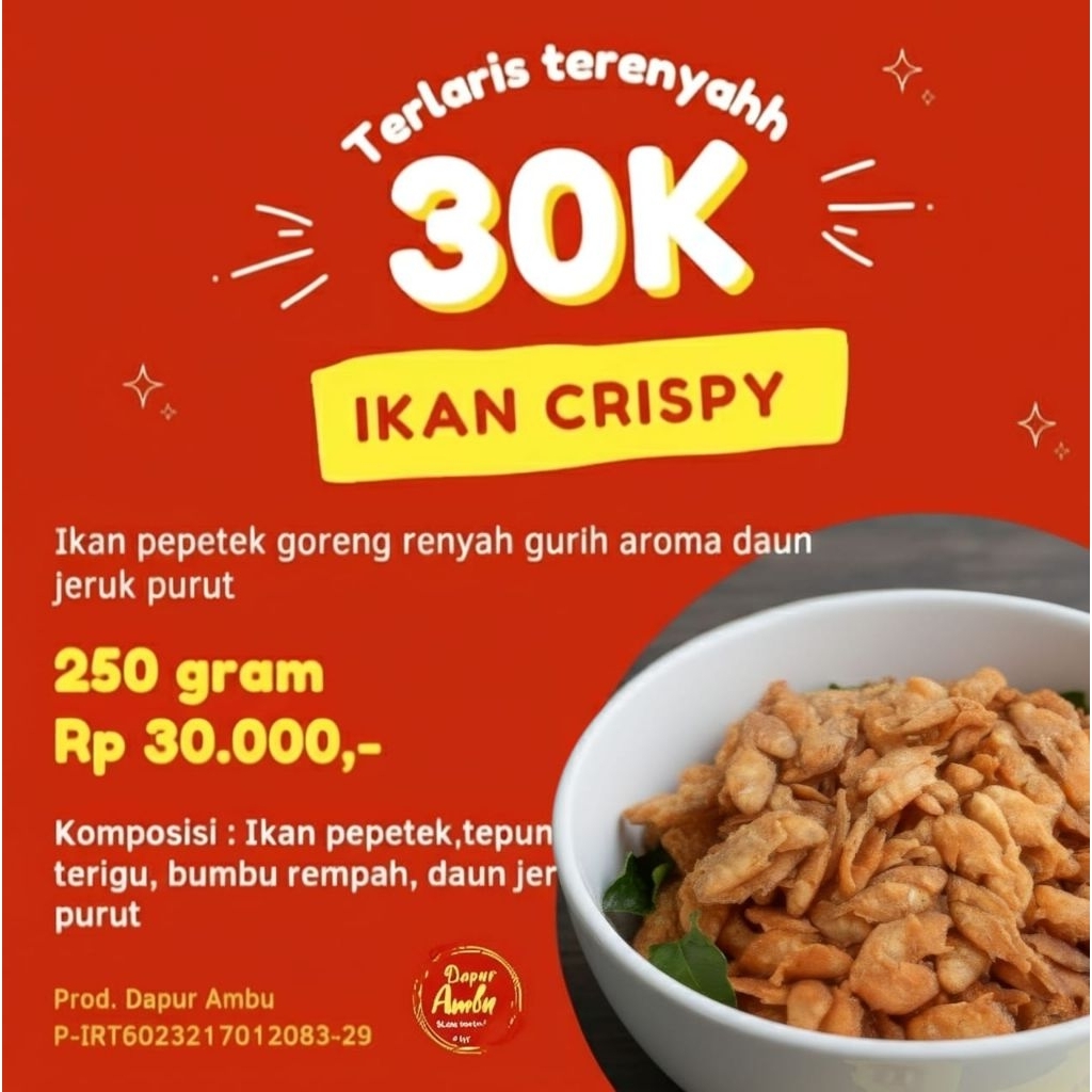 baby fish/ikan crispy