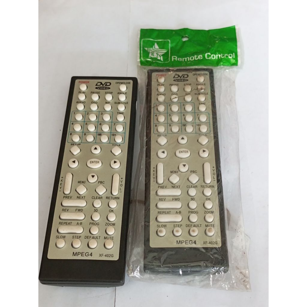 Promo Remote Control DVD MPEG