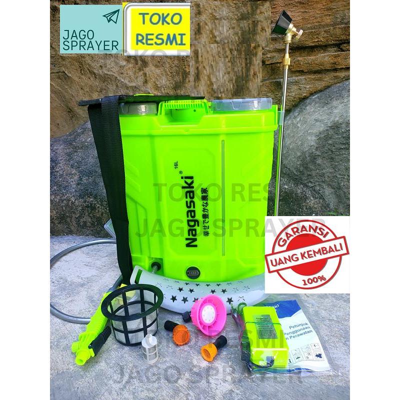 Toko RESMI 2025 Nagasaki 16L, 6 Liter / menit ISO Jepang Sprayer Elektrik Tangki Tengki Alat Semprot