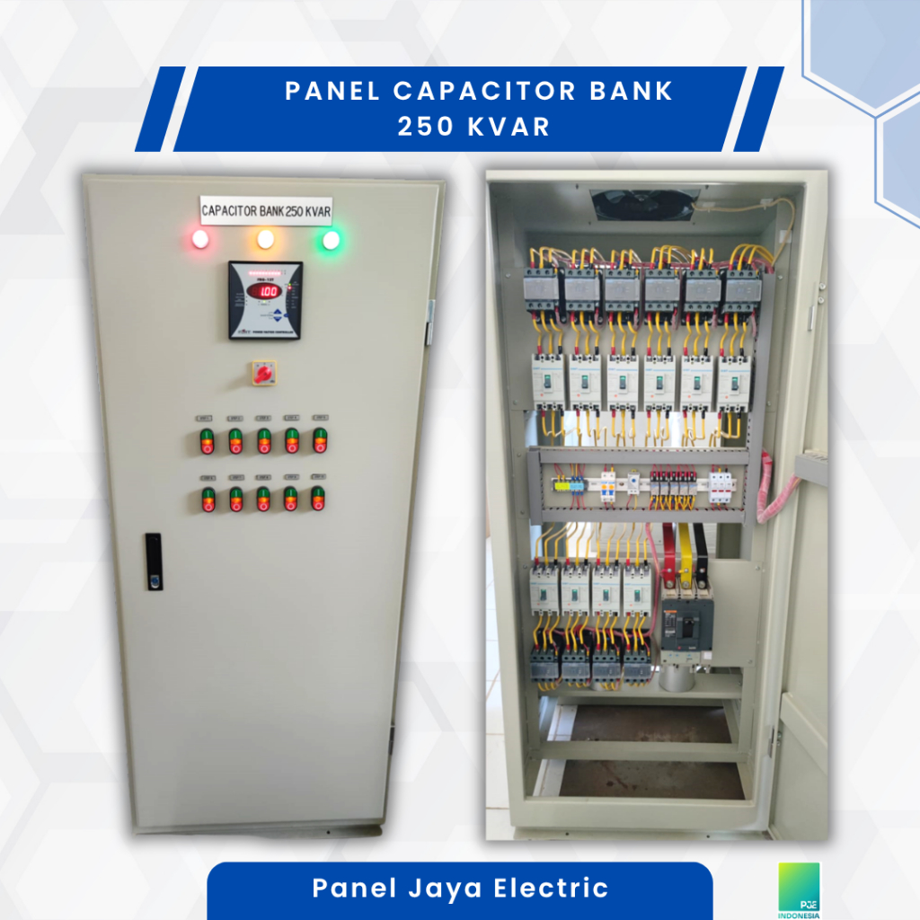 Panel Capacitor Bank 250 KVAr 10 Step - Kapasitor Bank  (Panel Penghemat Listrik)