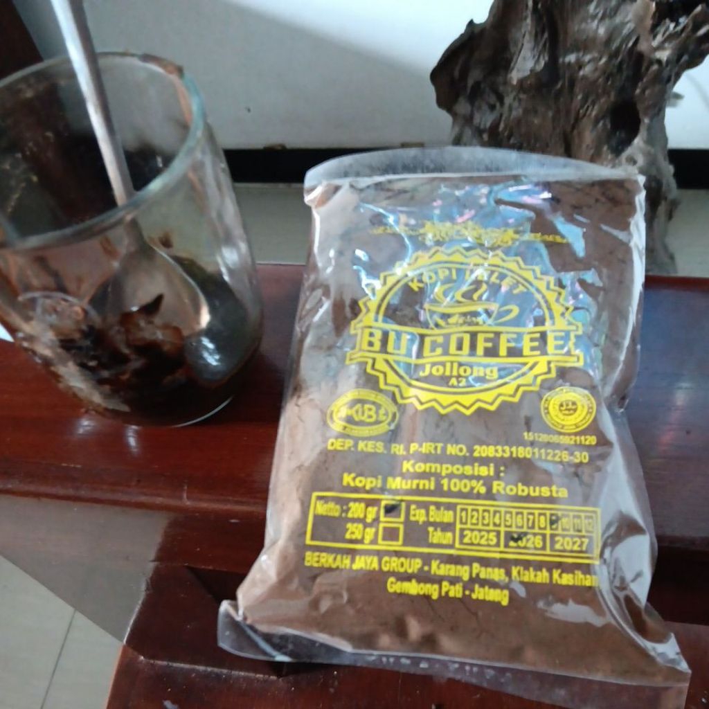 Kopi bubuk / Kopi lelet 200 gr khas jolong pati jawa tengah