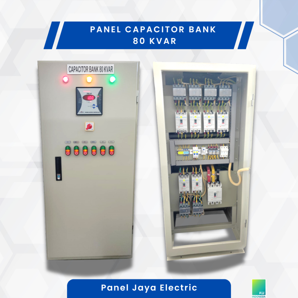 Panel Capacitor Bank 80 KVAr - Kapasitor Bank (Panel Penghemat Listrik)