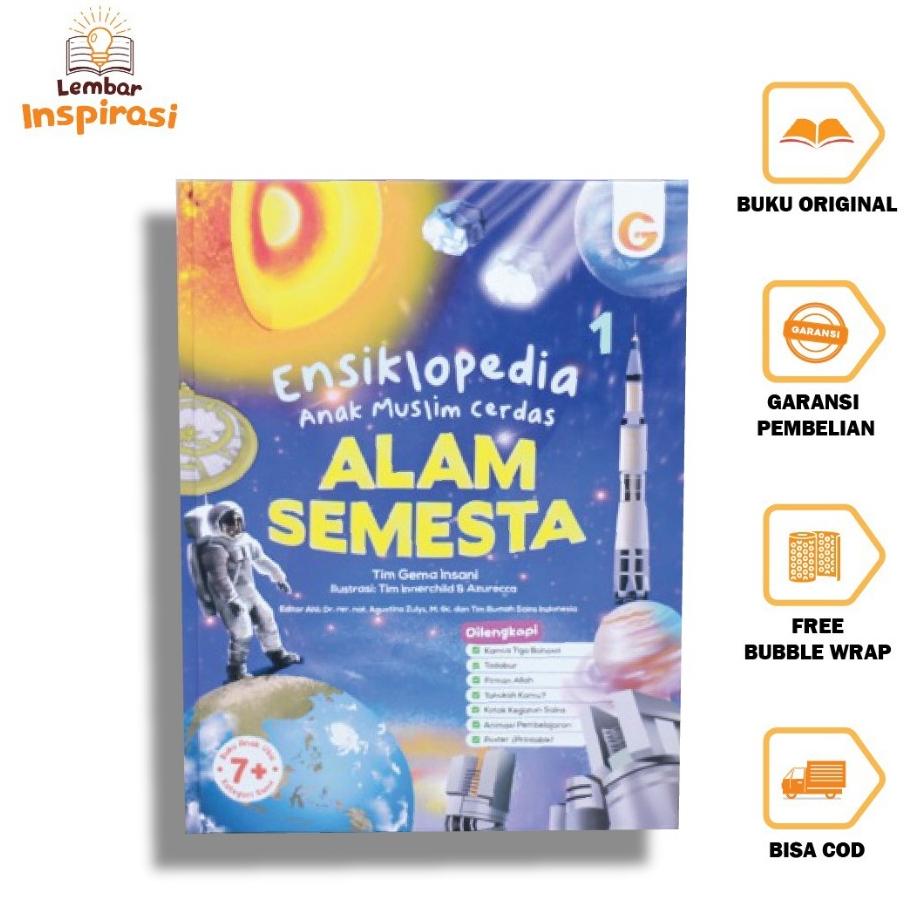 Buku Ensiklopedia Anak Muslim Cerdas: Alam Semesta – Edukasi Ilmu Pengetahuan Anak Islami