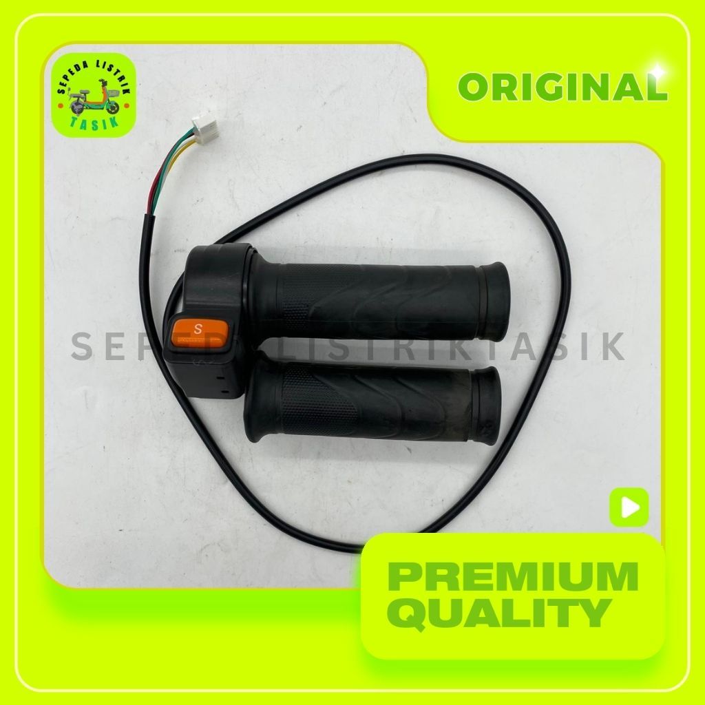 GRIP GAS SEPEDA LISTRIK EXOTIC VELOCE V3 - SELIS489 - SPAREPART SEPEDA LISTRIK