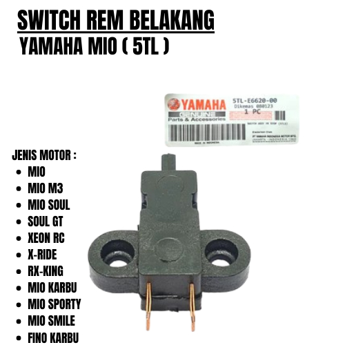 SWITCH REM BELAKANG MIO VEGA ZR FIZR 5TL BERKUALITAS ORIGINAL