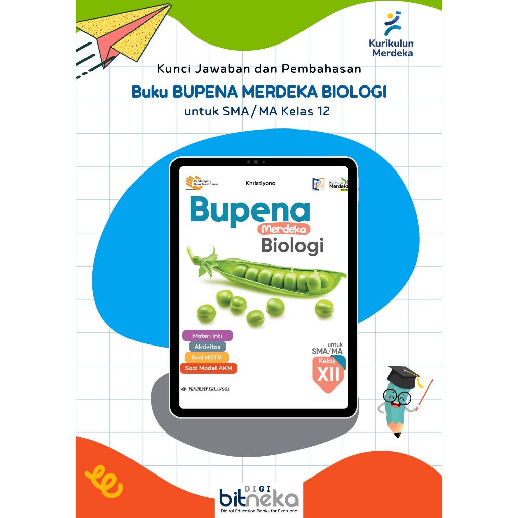 Kunci Jawaban Buku BUPENA Biologi SMA Kelas 12 Kurikulum Merdeka-Erlangga