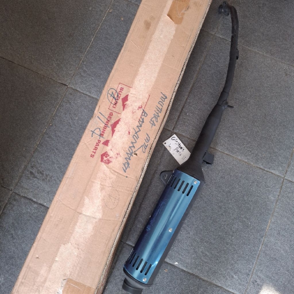 Muffler knalpot shogun 110 kebo badak