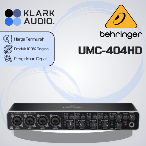 Behringer UMC404HD / UMC-404HD / UMC 404 HD Soundcard ORIGINAL