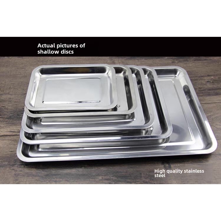 Talam Stainless Persegi Murah Nampan Serbaguna