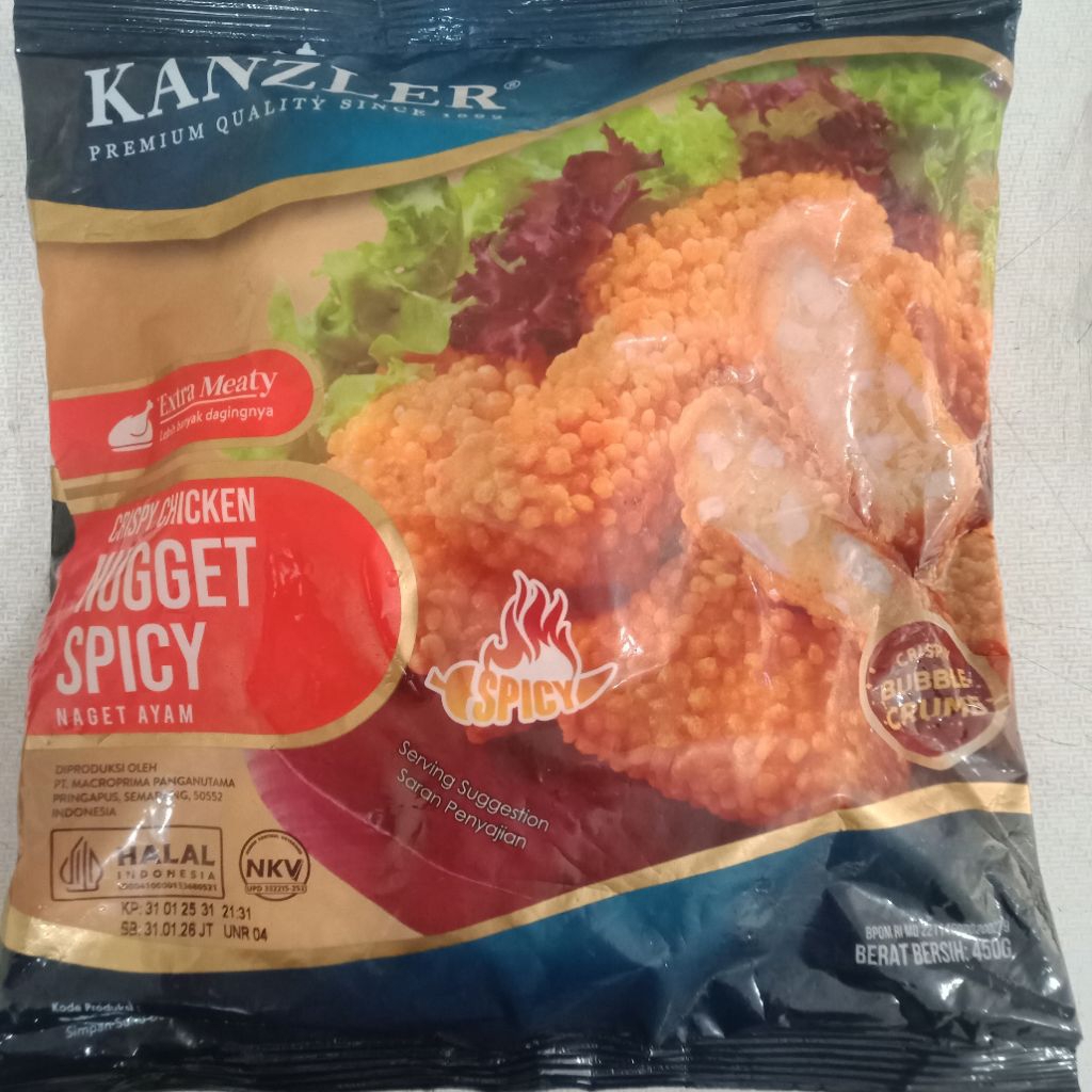 kanzler spicy nugget 500gr