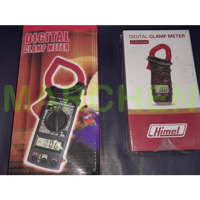 TANG AMPERE DIGITAL AC CLAMP METER AMPERE METER MULTITESTER CONNLEX DT-266 / HIMEL
