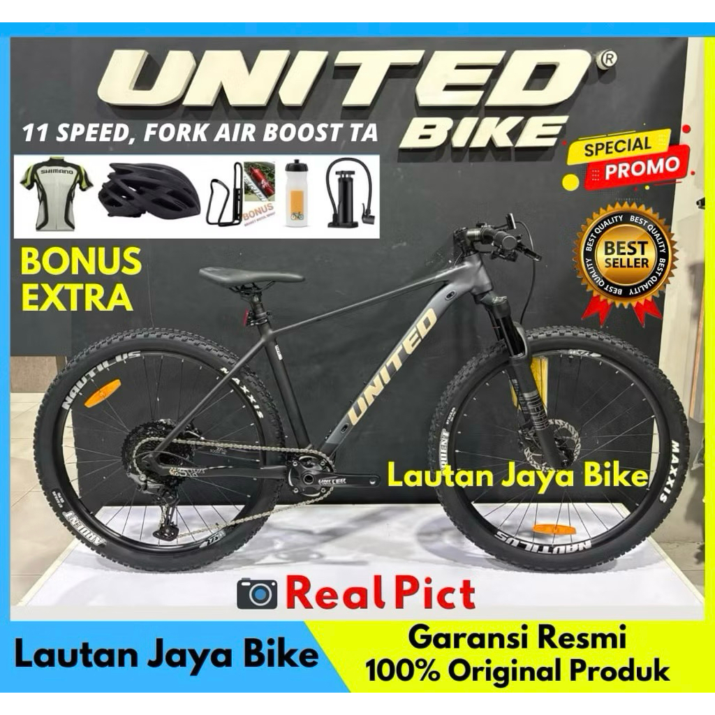 SEPEDA GUNUNG 27.5 29 MTB UNITED CLOVIS 5.1 FREE ONGKIR