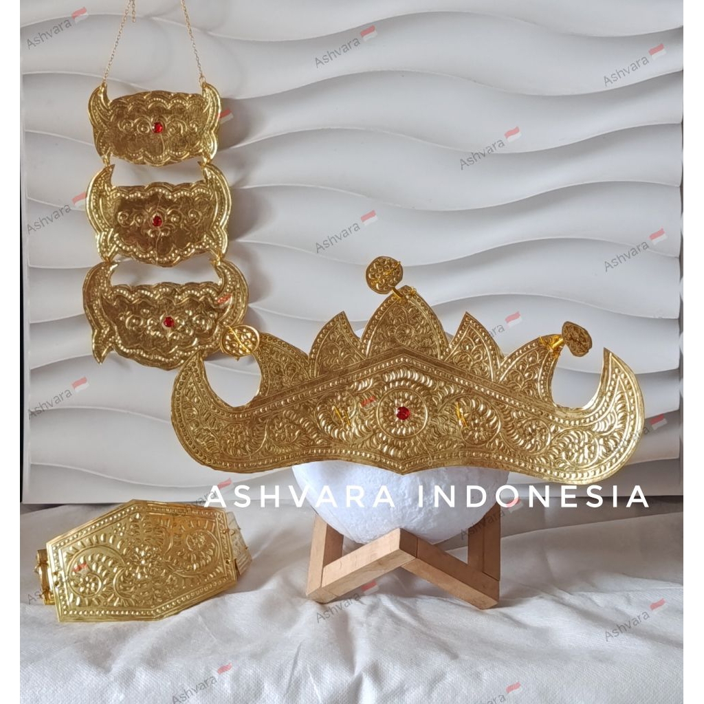 Aksesoris Baju adat Lampung Full Set / aksesoris adat Lampung