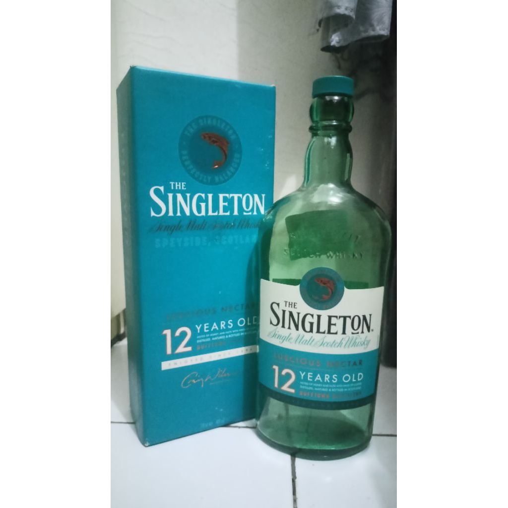 Jual Botol Bekas Singleton 12 Y.O Luscious Nectar - 700 ml ( LENGKAP DENGAN BOX )