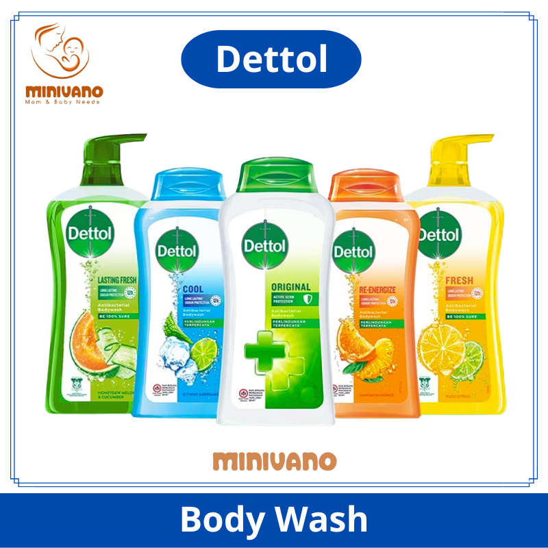 Dettol Body Wash - Sabun Mandi Cair - Botol Pump / Refill