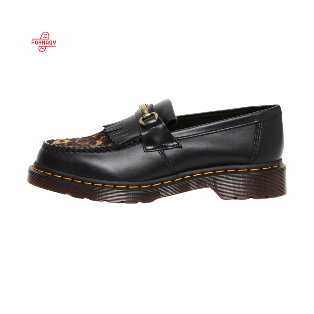 Sepatu Dr. Martens Adrian Snaffle Leopard Hair On