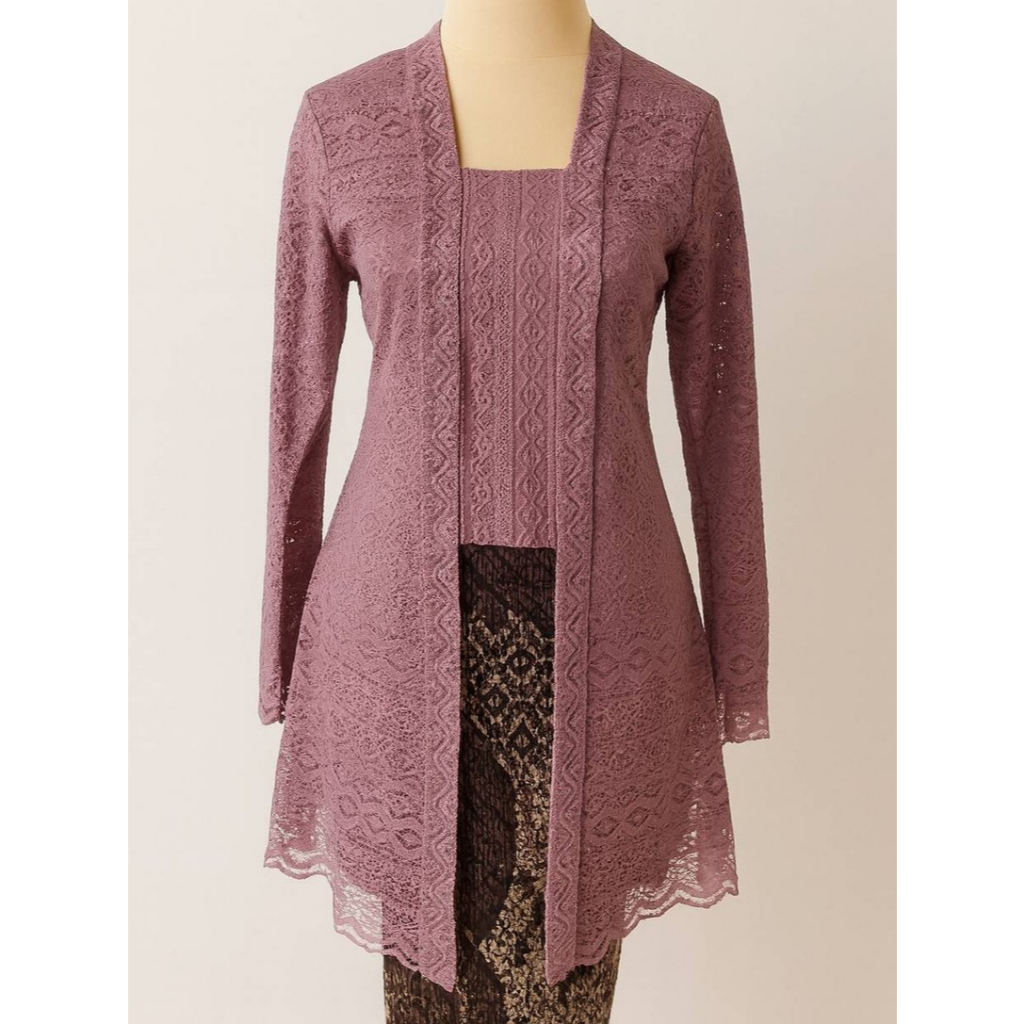 Kebaya Warna Ungu | Kebaya terbaru melati | kebaya qiyubi | kebaya selendang | kebaya terlaris | keb