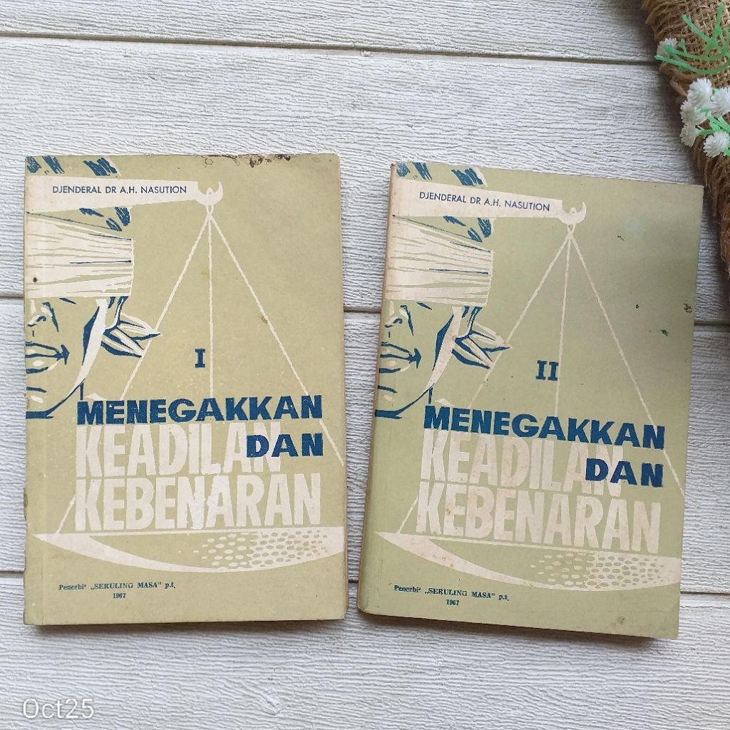 Original | Menegakkan Keadilan Dan Kebenaran Buku I & II, AH Nasution