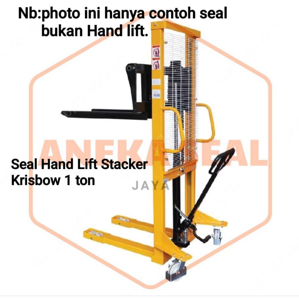 Seal hand lift stacker 1 ton krisbow DLL