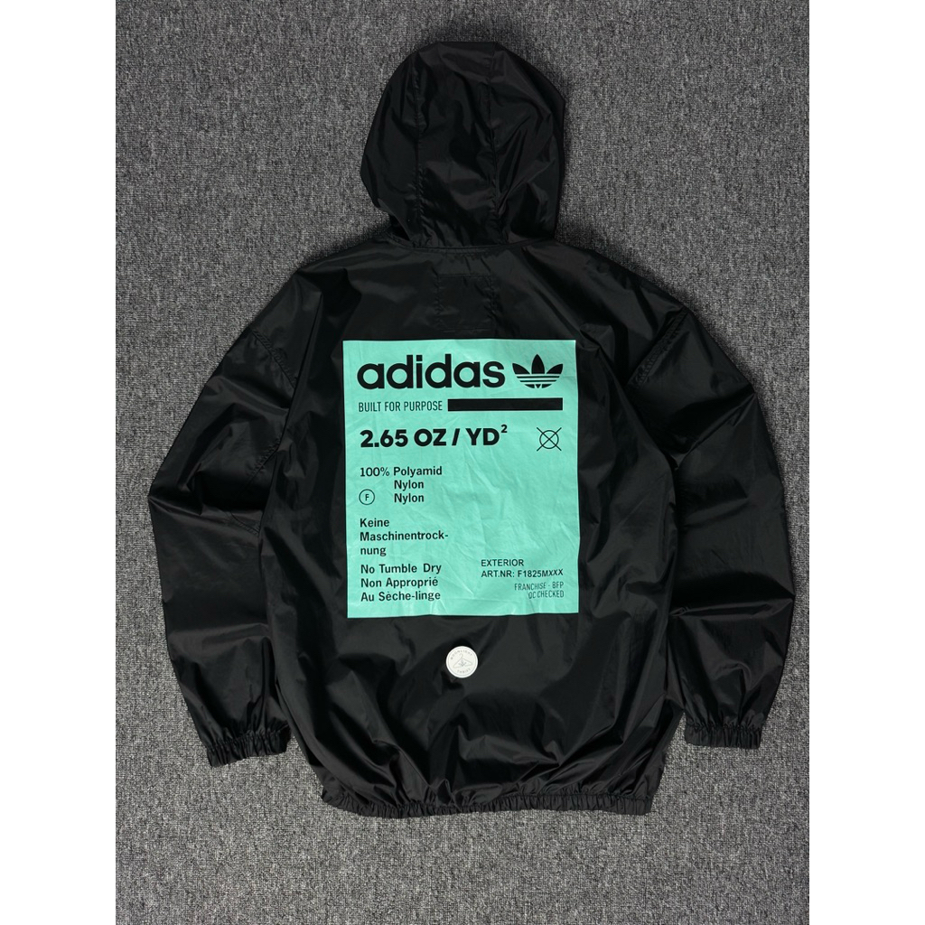 ADIDAS KAVAL GRIP CAGOULE QUARTER ZIP WINDBREAKER