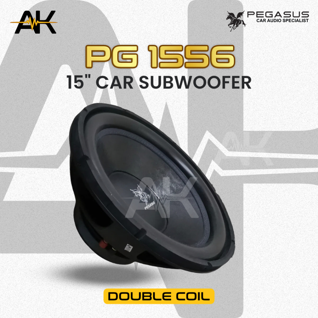 SUBWOOFER 15 Inch DOUBLE COIL DOUBLE MAGNET PEGASUS ES-1556