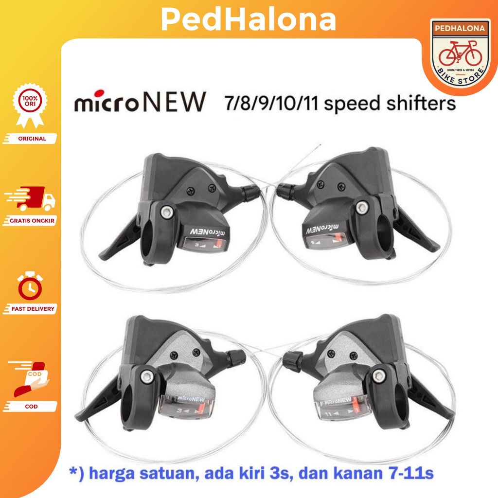 microNEW Shifter Sepeda Gunung MTB Operan Gigi