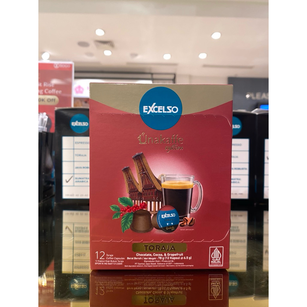 Excelso Unakaffe Toraja 6gr x 12 capsule
