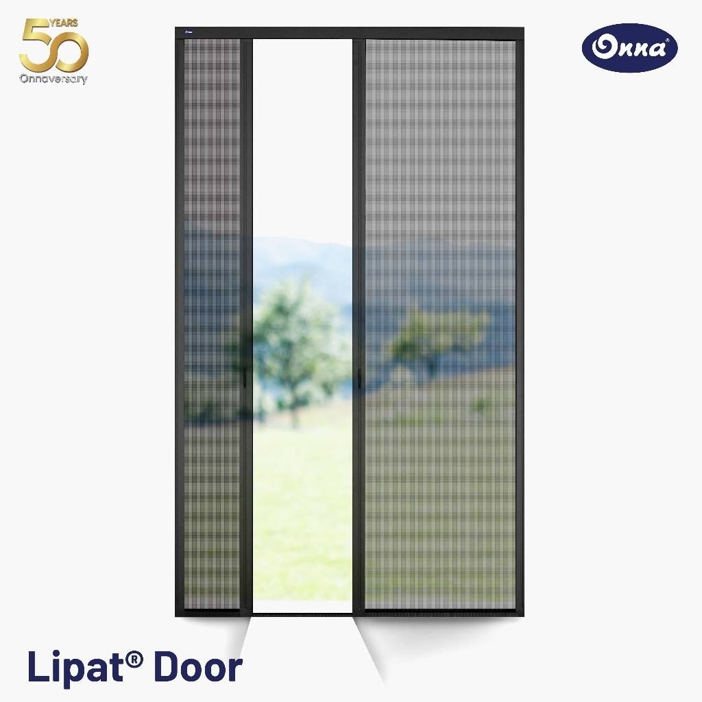 ONNA Lipat Door Pintu Lipat Kasa Nyamuk / Penyekat Ruangan Minimalis Modern (Ukuran Custom)